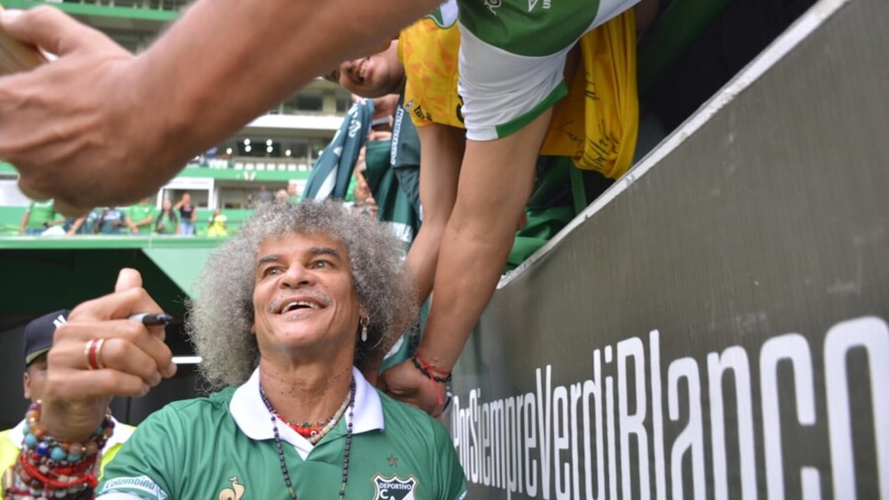 El Pibe Valderrama es recordado por su paso en Deportivo Cali.