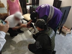 Personal de la Policía Ambiental de Cali realiza inspección preventiva de canino reportado por maltrato.