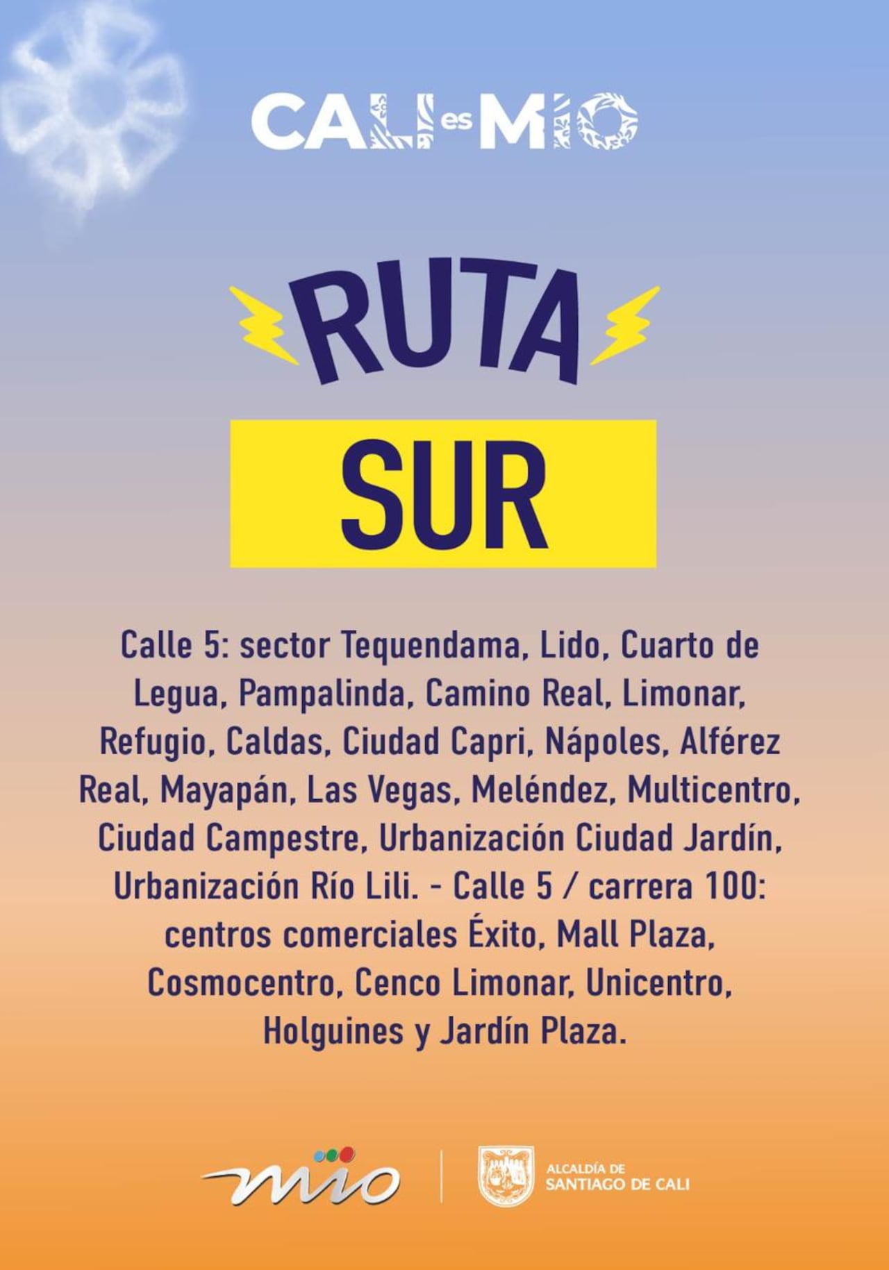 Rutas del MIO para concierto de J Balvin