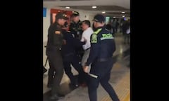 Hugo Ospina, líder de taxistas en Bucaramanga recibió comparendo.