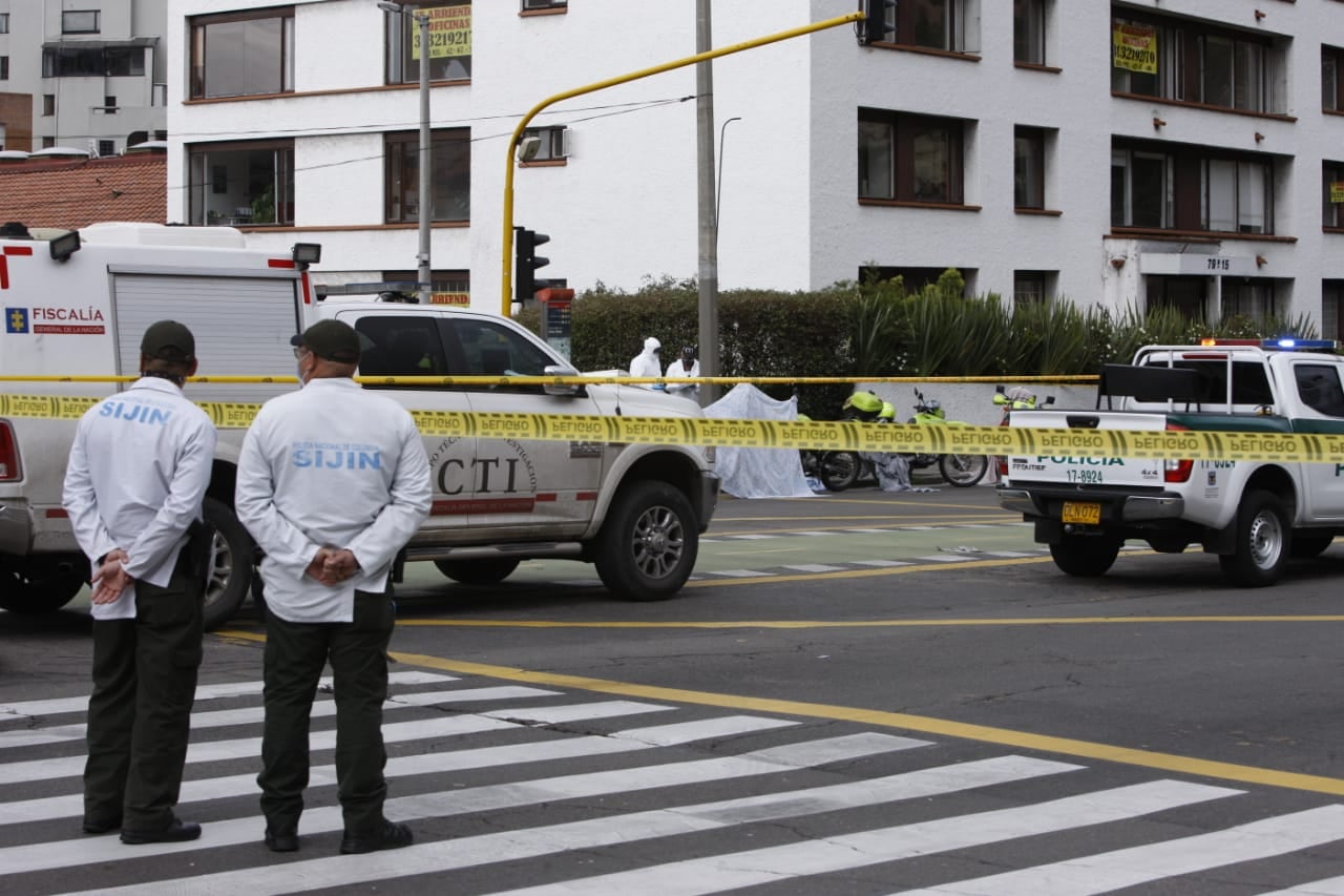 Balacera en la 79 con 7 fleteo banco Davivienda