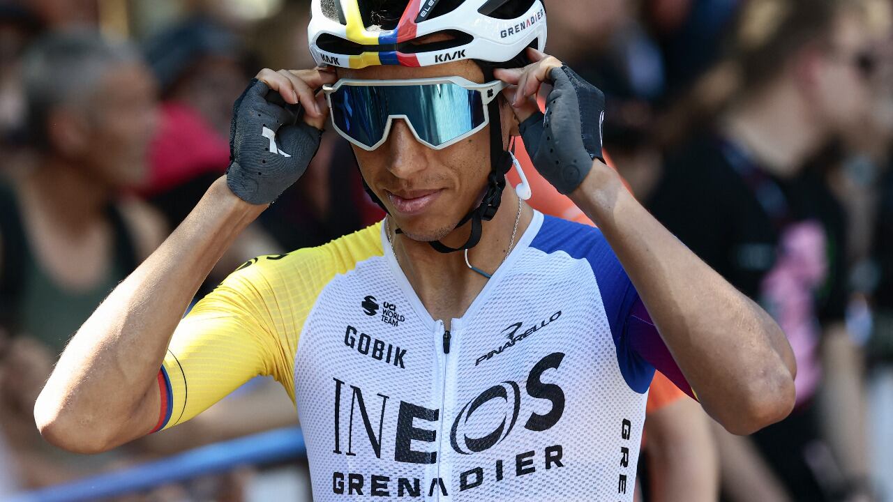 Egan Bernal ciclista colombiano (Photo by Luca Bettini / AFP)