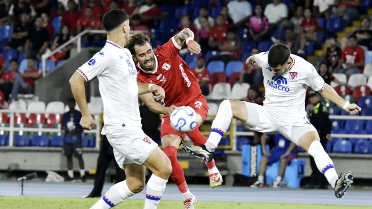 Imagen del partido entre América de Cali y Tigre por la fecha 5 del Grupo A de la Copa Sudamericana 2026.