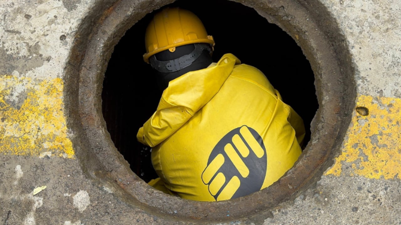 Trabajos de acueducto y energía Emcali