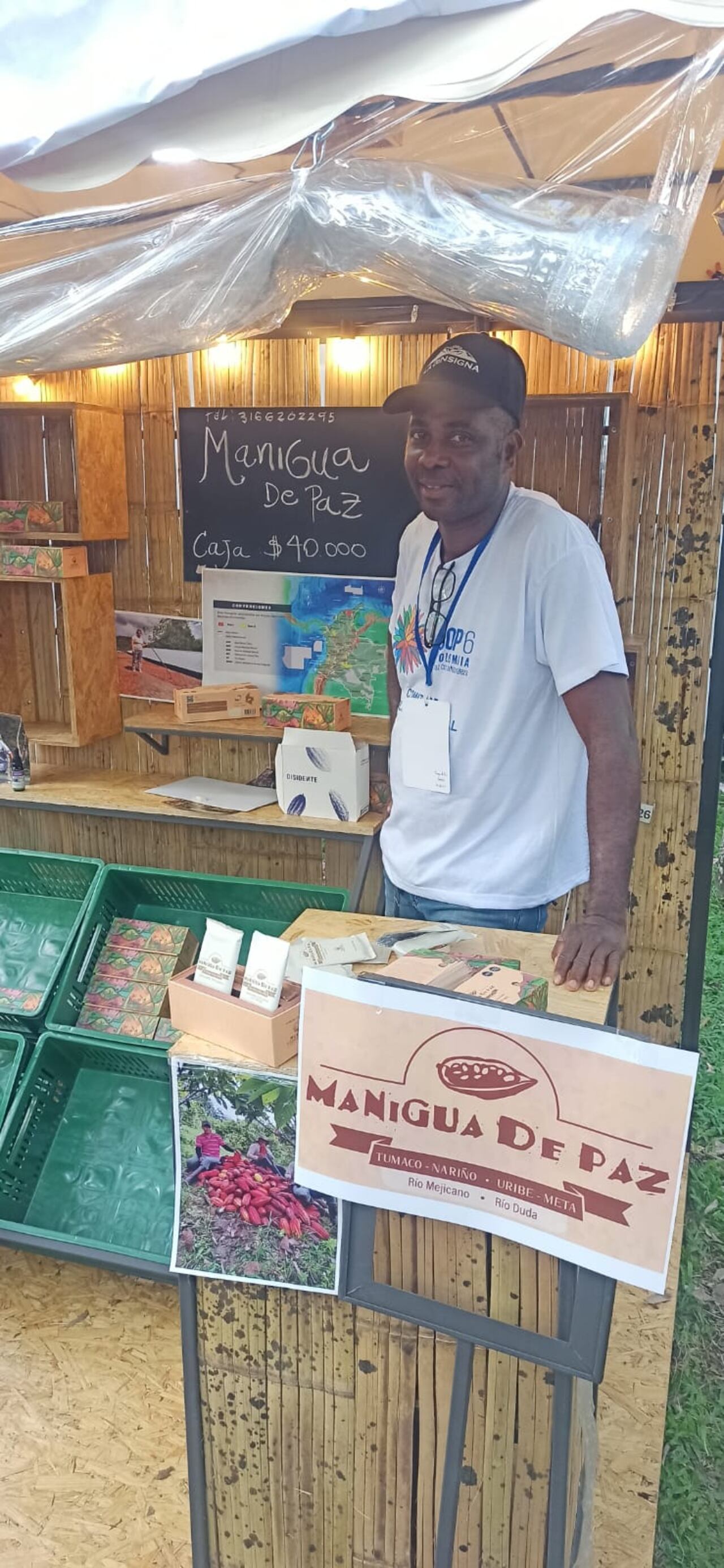 Asdrúbal, líder de Manigua de Paz.