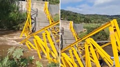 El puente colapsó en la tarde de este miércoles 25 de febrero.