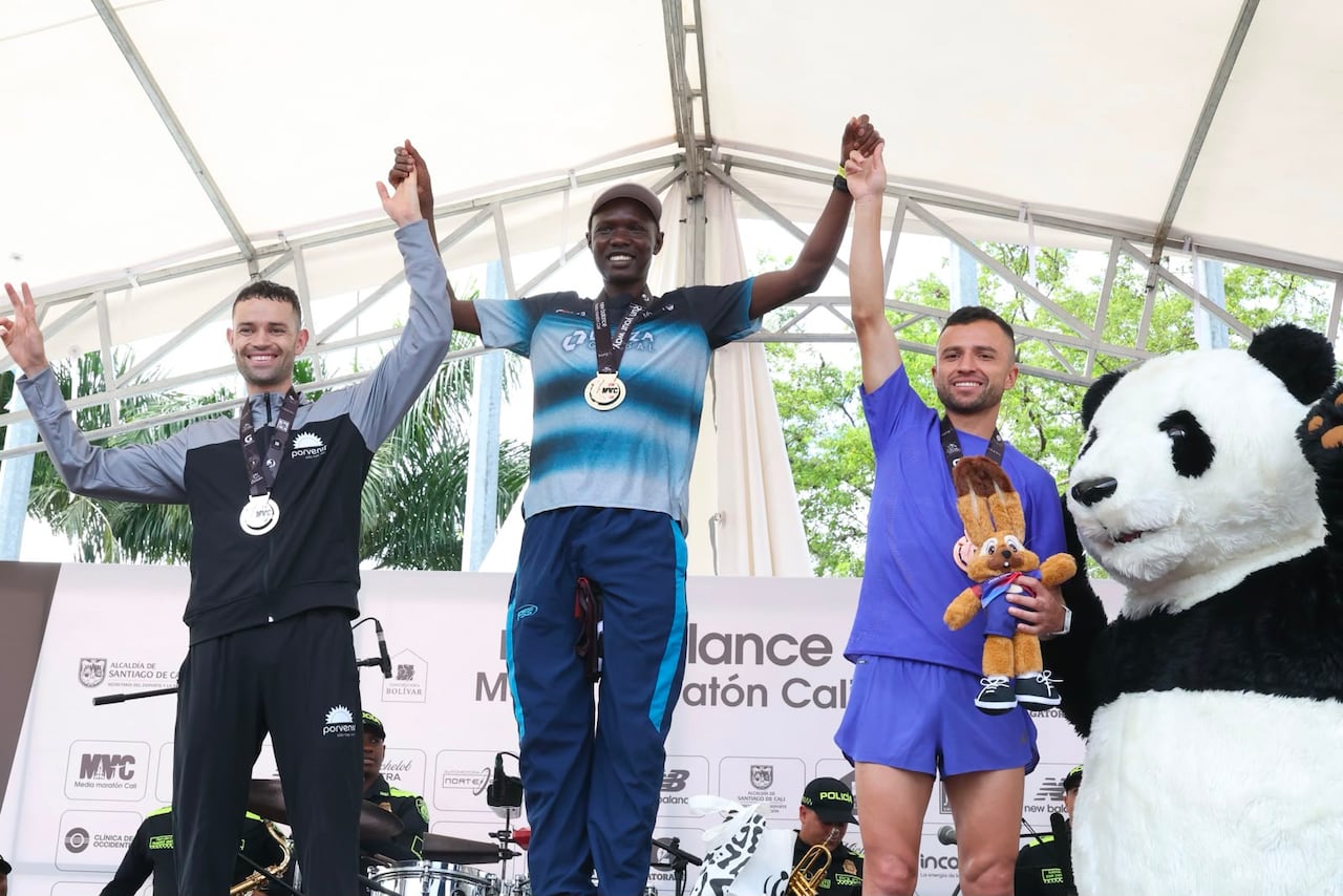Así se vivió la media maratón de Cali.