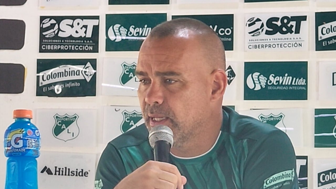 Cali: Rueda de prensa Deportivo Cali, Rafael Dudamel y Johan Martínez.