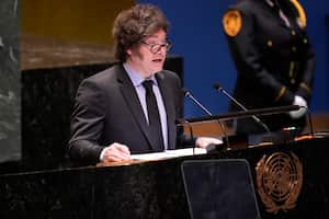 Javier Milei en la Asamblea de la ONU.