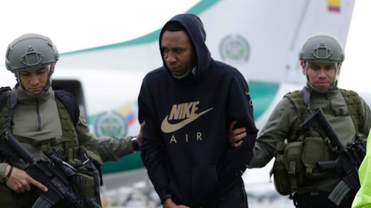 Jhon Viáfara el día de su captura.