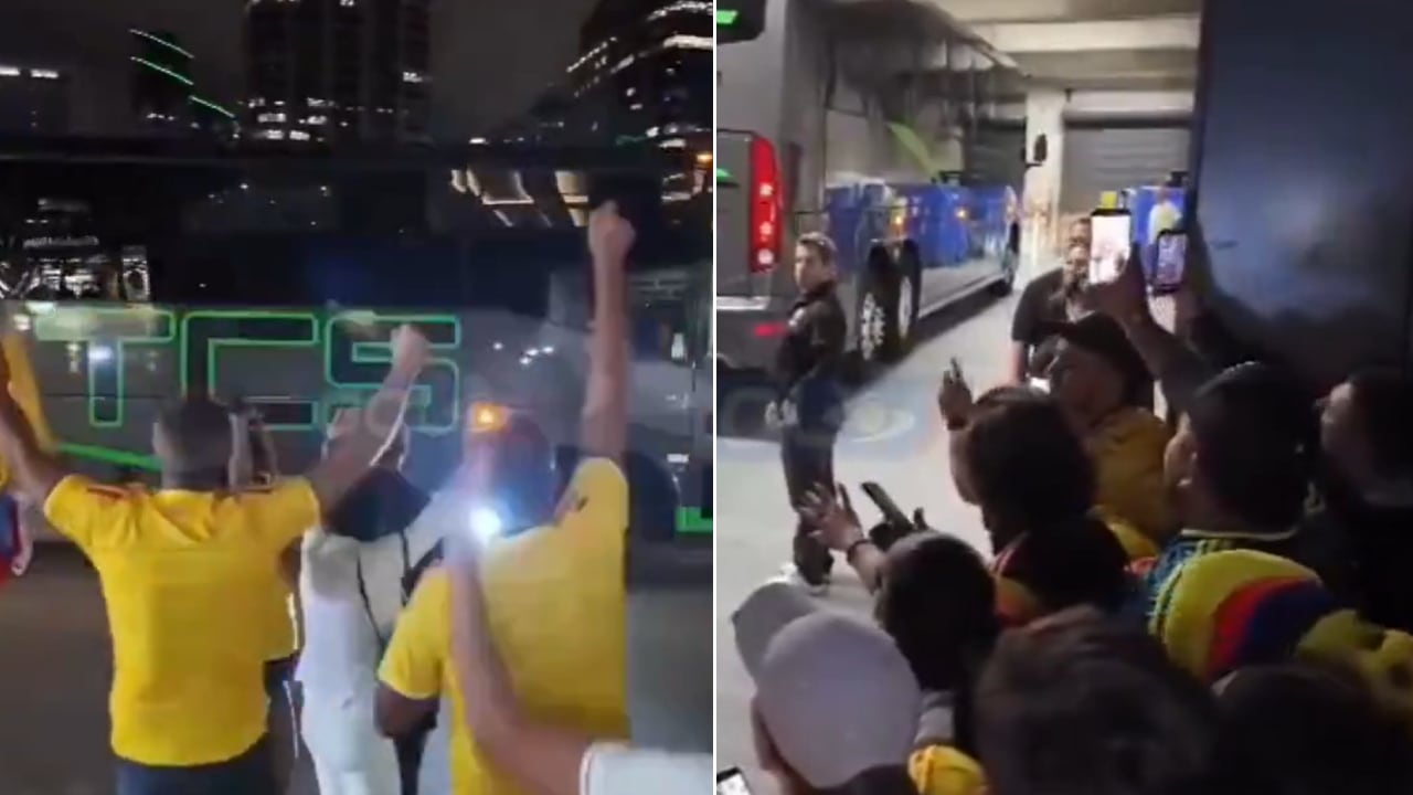 Así fue la llegada de la Selección Colombia a San Diego, California.