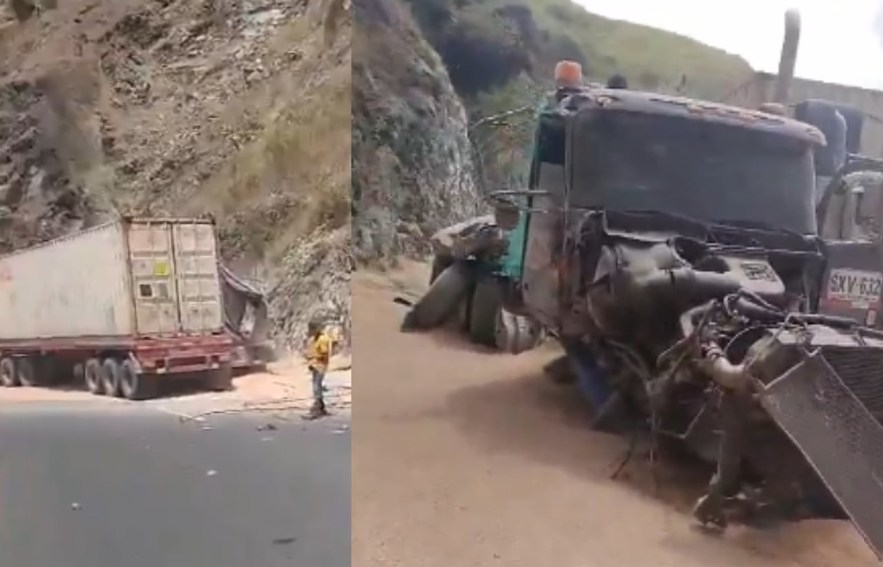 El aparatoso accidente de tránsito en la vía al mar ha generado el despliegue inmediato de los organismos de socorro.