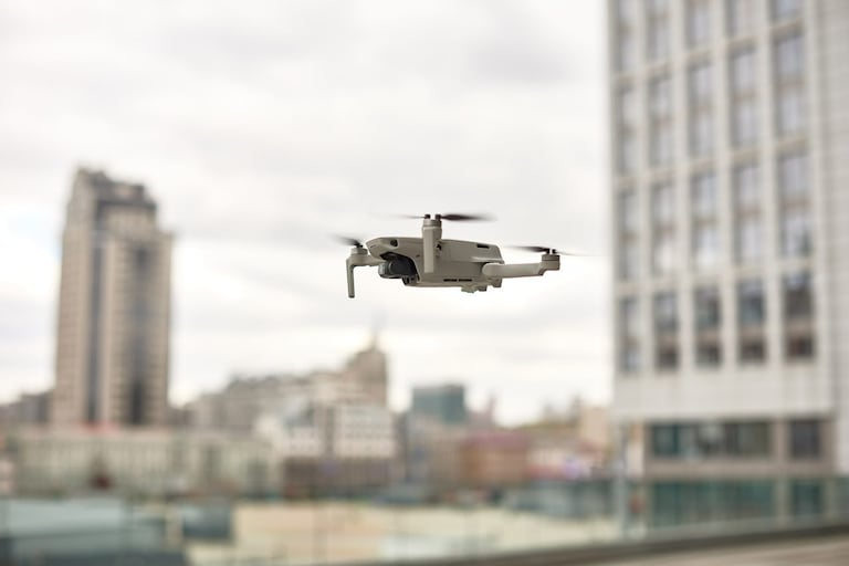 Los drones en Cali están siendo usados como herramienta de recopilación de datos.