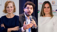 Claudia Calero, Juan Manuel Sanclemente y Stefanía Doglioni participan de las comisiones de empalme.