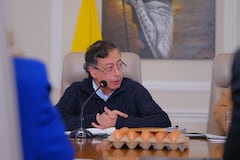 El presidente, Gustavo Petro, el 28 de abril de 2026 en la Casa de Nariño, en Bogotá