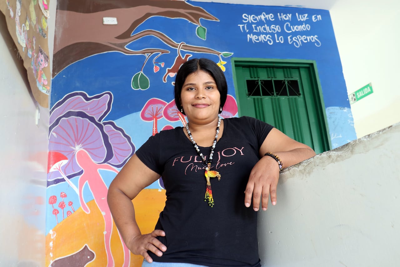 Centro de Atención Móvil a la Drogadicción de la Secretaría de Salud de Cali en el barrio Sucre.