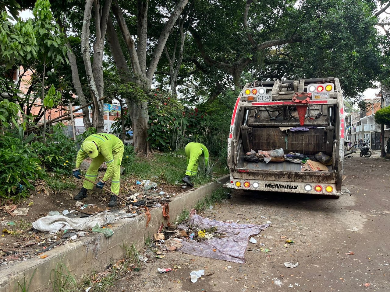 Recolección de basura en Cali