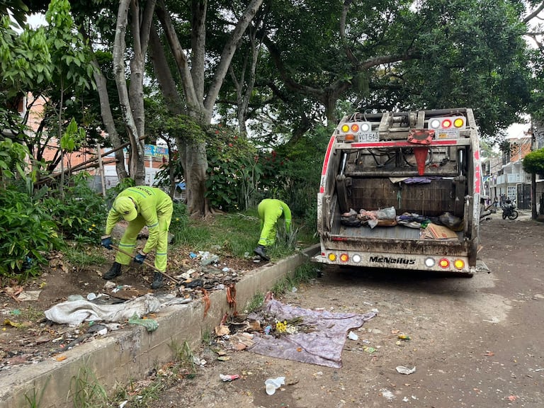 Recolección de basura en Cali