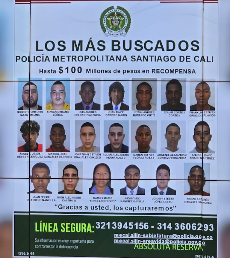 Las personas más buscadas en Cali en marzo del 2026.