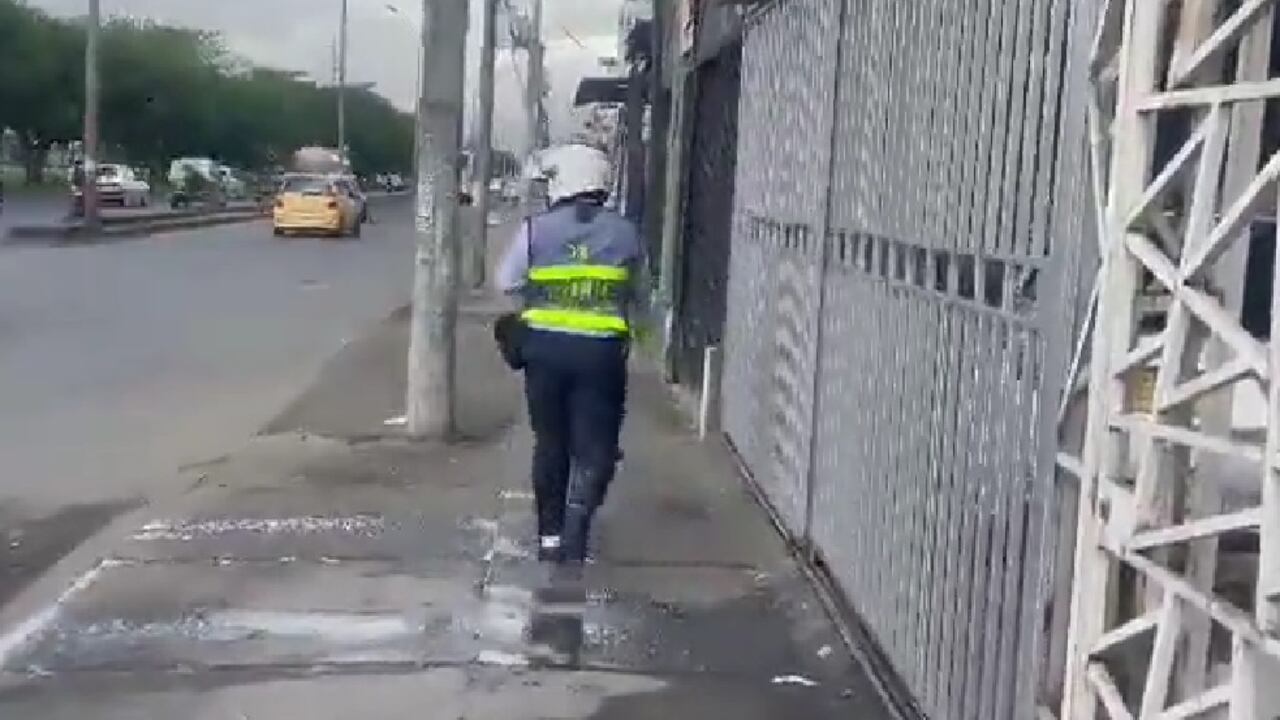 El hombre se marchó luego de ser descubierto.