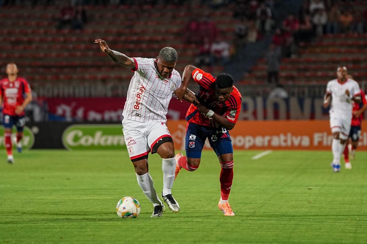 Imagen del partido entre Independiente Medellín y América de Cali por la fecha 14 del primer semestre de la Liga Colombiana 2026.