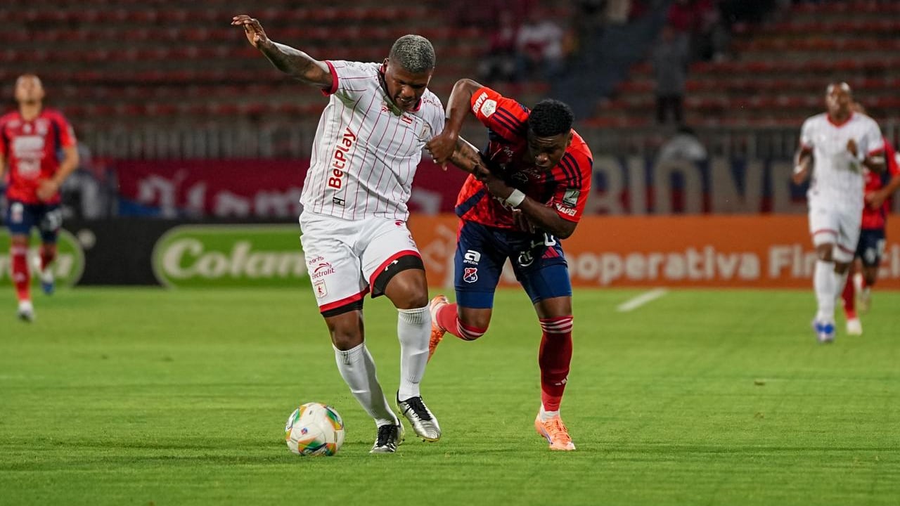 Imagen del partido entre Independiente Medellín y América de Cali por la fecha 14 del primer semestre de la Liga Colombiana 2026.
