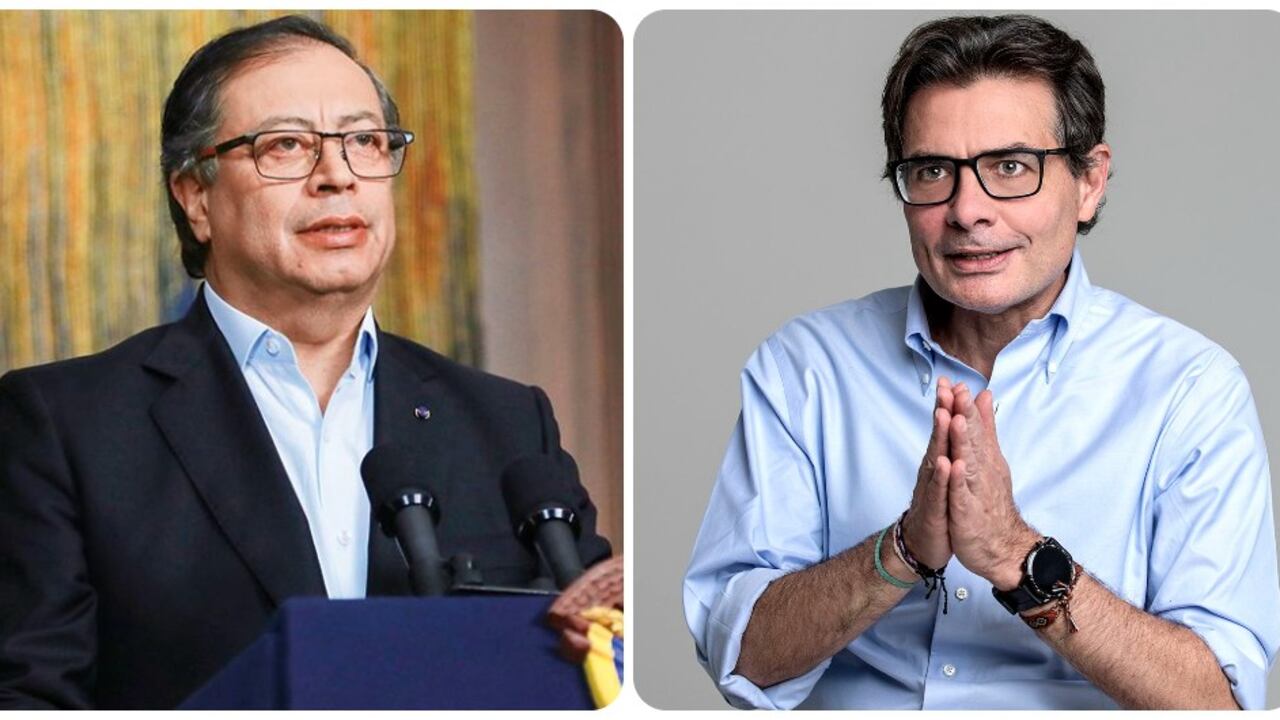 Gustavo Petro y Alejandro Gaviria.