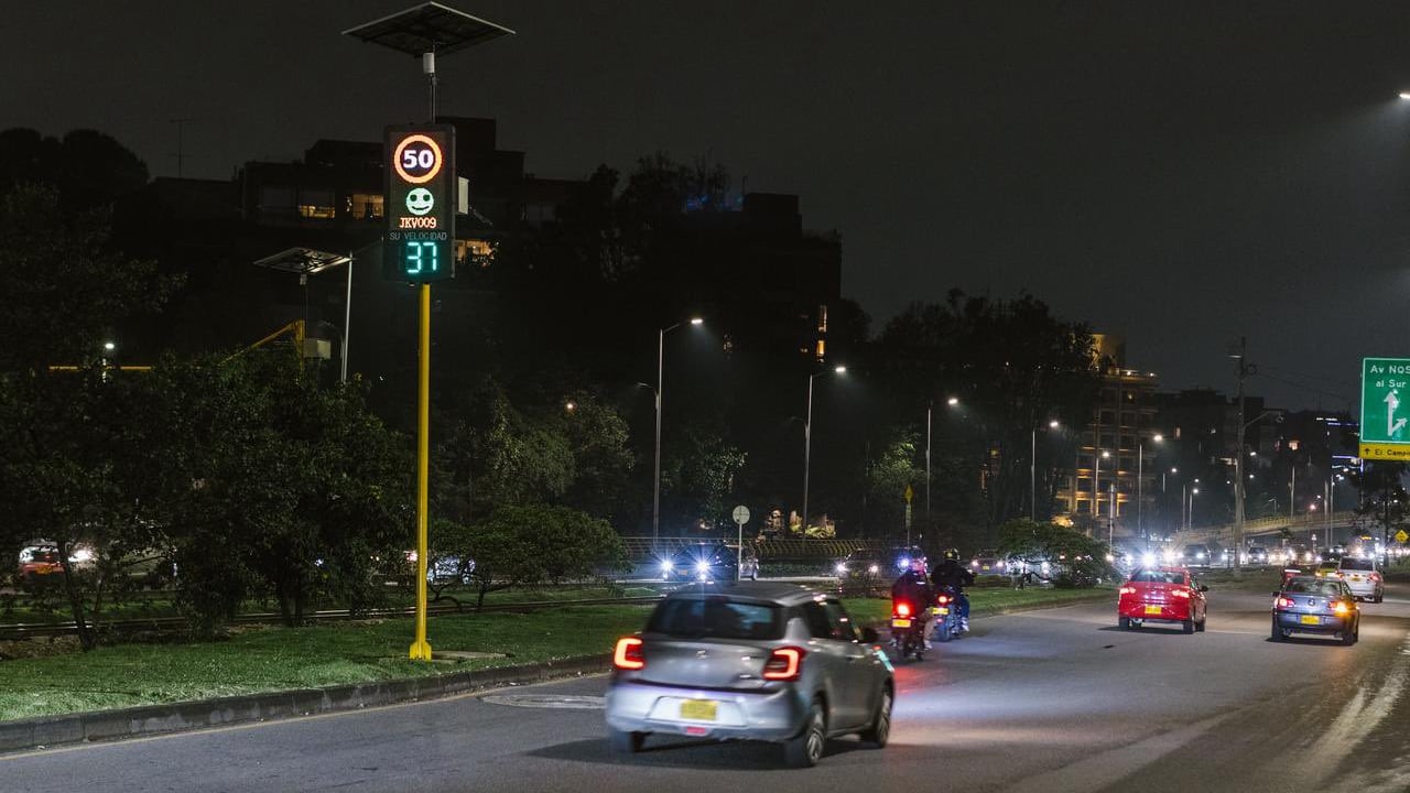 Los nuevos paneles informativos de velocidad están instalados en 11 puntos diferentes de la ciudad.