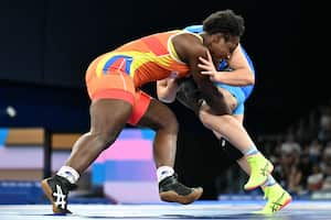 Tatiana Rentería pierde el combate de la semifinal.