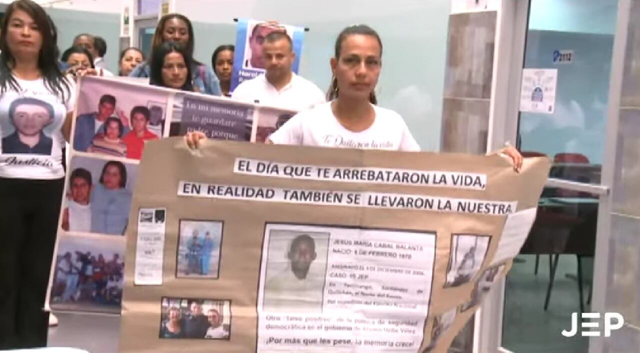 Víctimas de falsos positivos en el Valle.