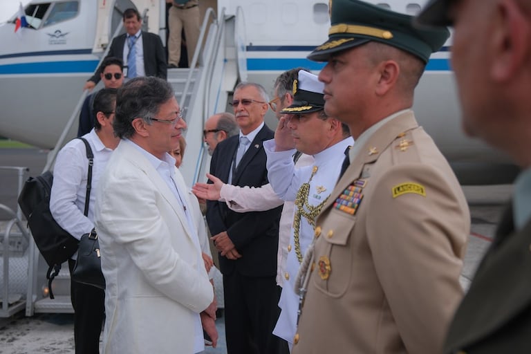 El presidente Gustavo Petro viajó a Panamá.