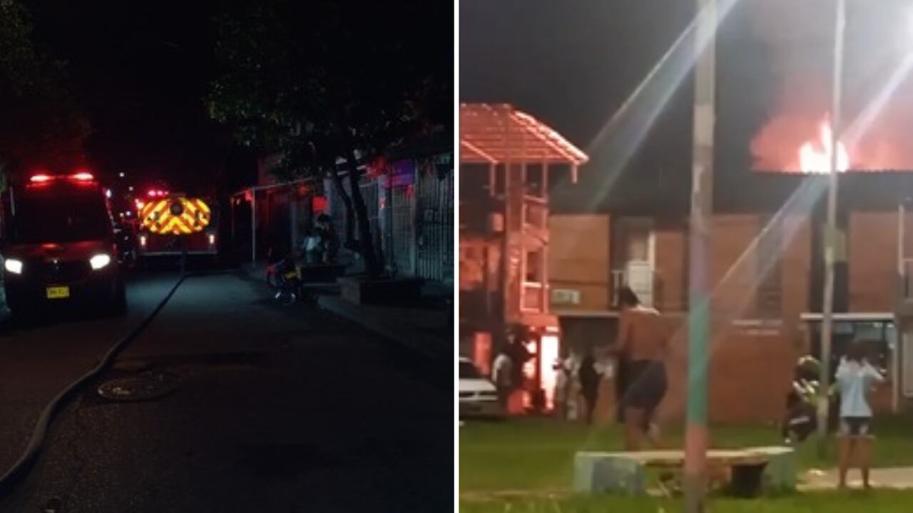 El incendio ocurrió antes de la medianoche en el barrio Potrero Grande.