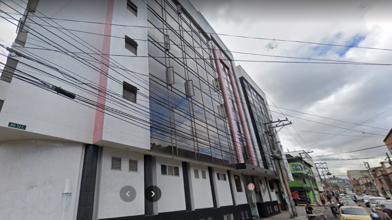 Lugar donde habría ocurrido la explosión.