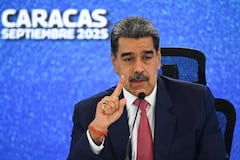 El líder del gobierno de Venezuela, Nicolas Maduro, tomará medidas para contrarrestrar a Trump.(Photo by Federico PARRA / AFP)
