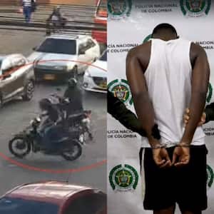 Este fin de semana la policía logró evitar un hurto en la carreta 5 de Cali.