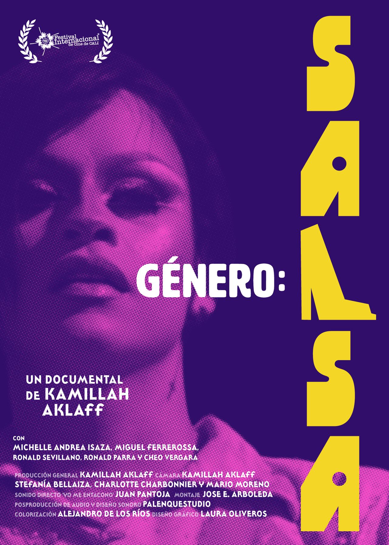 Género: Salsa. Esta película tiene lugar en Cali, la ciudad que vive y respira salsa. Allí, la comunidad del baile está en constante evolución. Género: Salsa es un retrato de esa comunidad y explora cómo los bailarines queer usan este ritmo para replantear los roles de género.