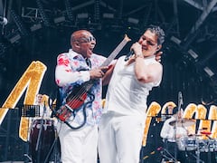 Guayacán Orquesta, presente en el Festival de la Leyenda Vallenata, en Valledupar.