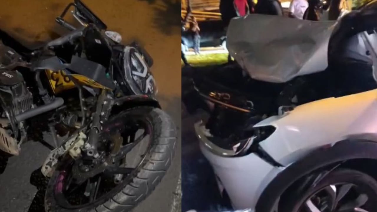 Camioneta choca con una motocicleta y conductora del vehículo de dos llantas falleció.