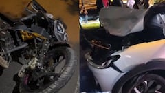 Camioneta choca con una motocicleta y conductora del vehículo de dos llantas falleció.