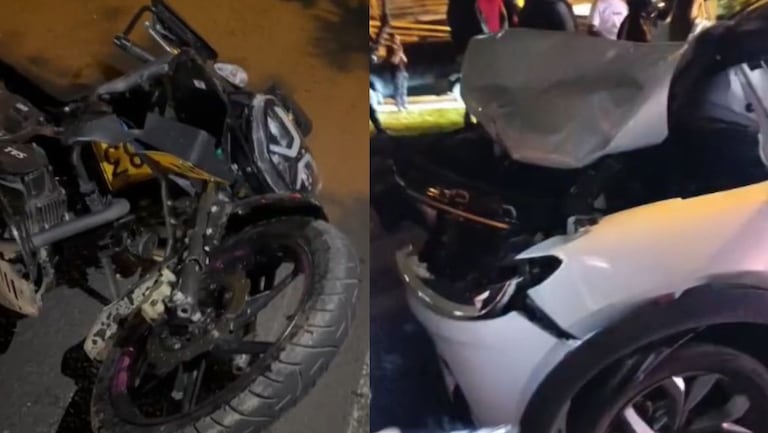 Camioneta choca con una motocicleta y conductora del vehículo de dos llantas falleció.