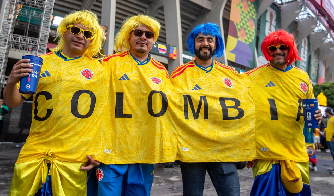Hinchas colombianos