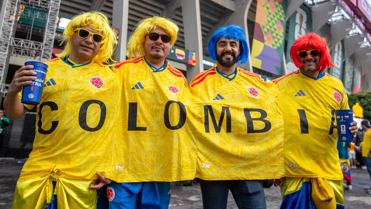 Hinchas colombianos