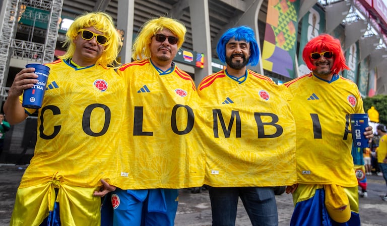 Hinchas colombianos