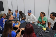 Encuentro entre la Alcaldía de Cali y representantes del Programa Mundial de Alimentos en Colombia.