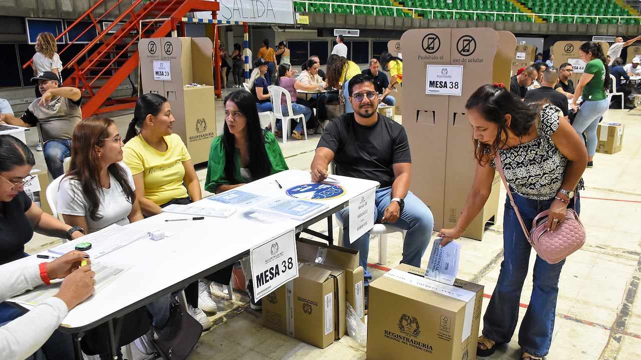 Elecciones Presidenciales 2026, Puesto de votación Coliseo del Pueblo.
