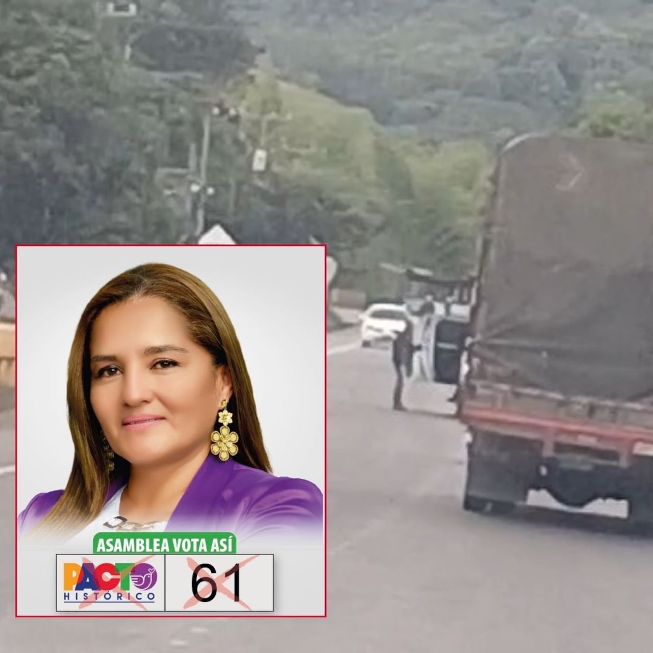 La diputada y líder campesina Orgeni Etelvina Viera Betancourt fue retenida por un grupo armado al margen de la ley cuando se movilizaba por la vía Popayán-Cali, luego le hurtaron el vehículo al dejarla en libertad.