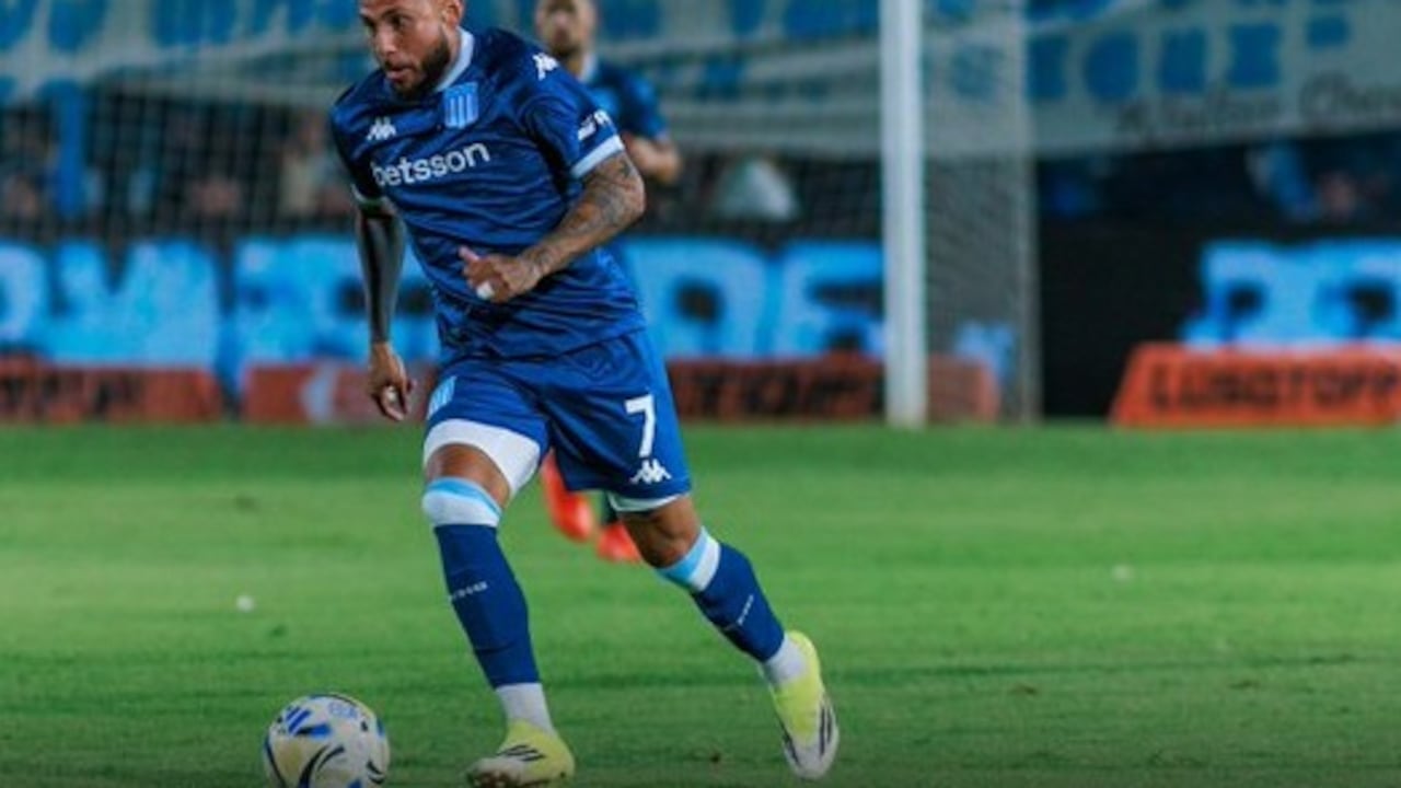 El examérica de Cali marcó dos goles este martes, 3 de marzo en Argentina. Foto: redes de Racing