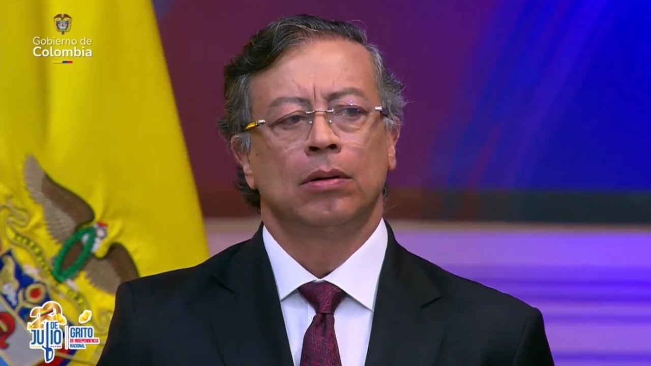 El presidente saliente Gustavo Petro dio un balance de sus cuatro años de Gobierno.