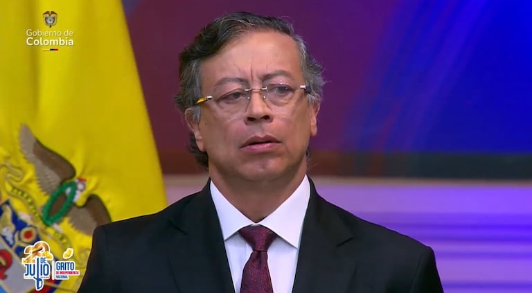 El presidente saliente Gustavo Petro dio un balance de sus cuatro años de Gobierno.