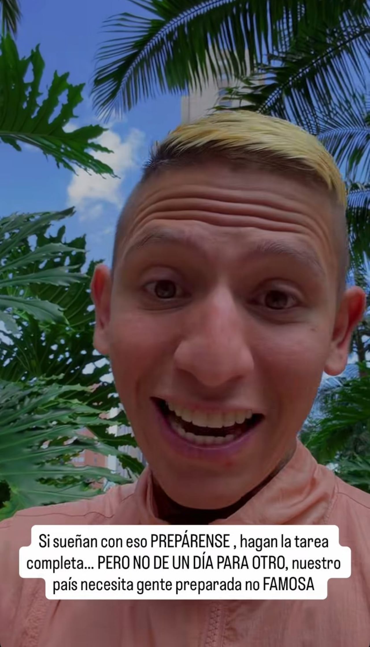 La Liendra aseguró que aspirar a un cargo político requiere preparación, y no simplemente seguidores o influencia digital.